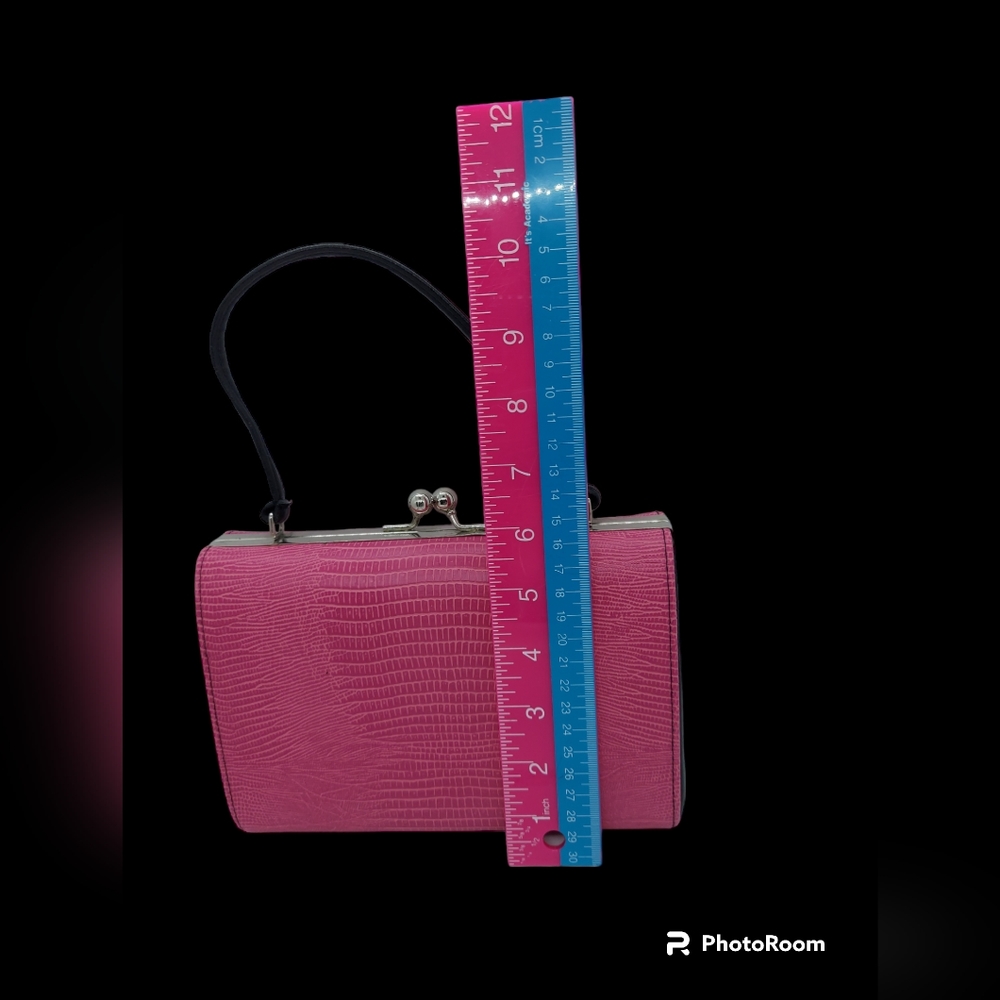 Unbranded Pink Textured Small Handbag - Picture 6 of 8